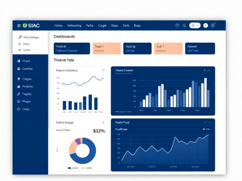 Modern financial consultancy dashboard built by LaunchPad